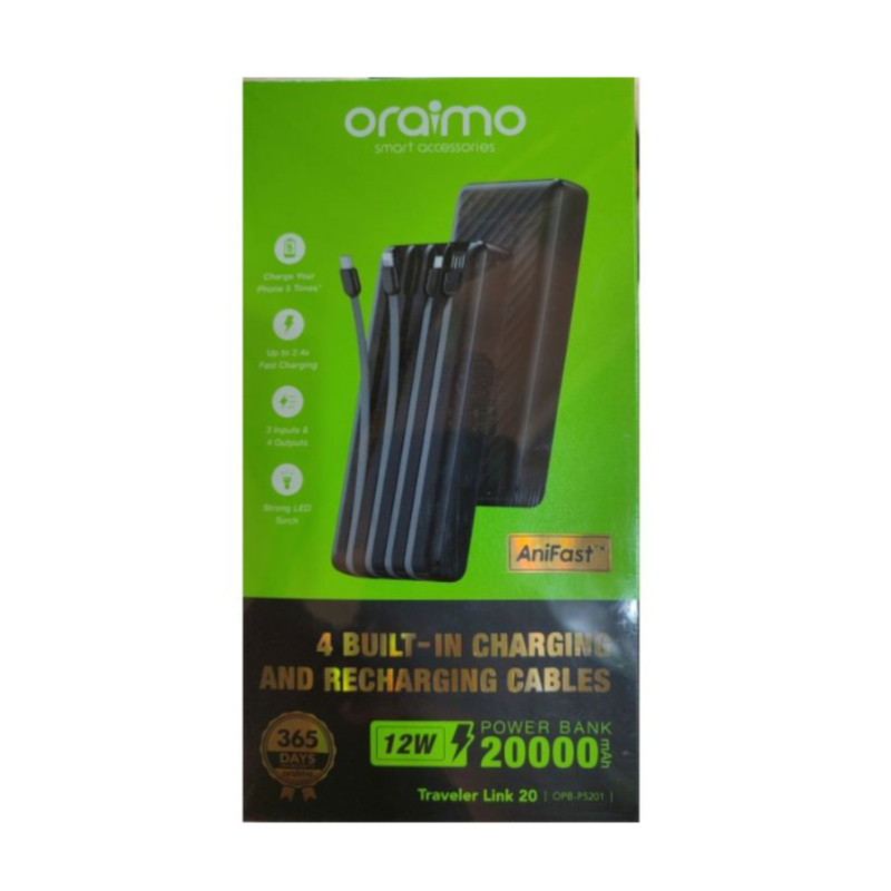 Oraimo Traveler 2 20000 mAh Powerbank - Image 3